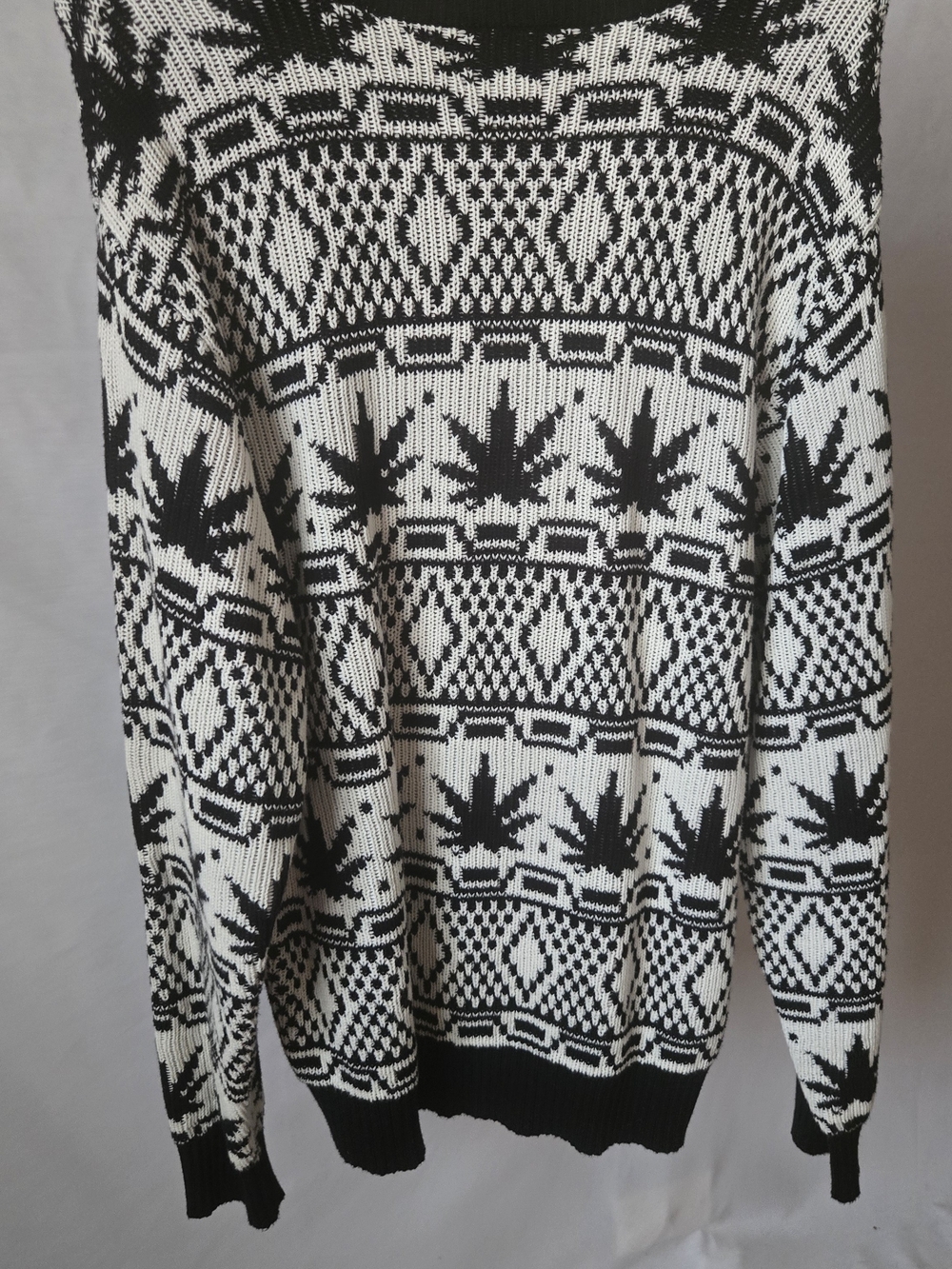 HUF Men's Patterned Knit Sweater
